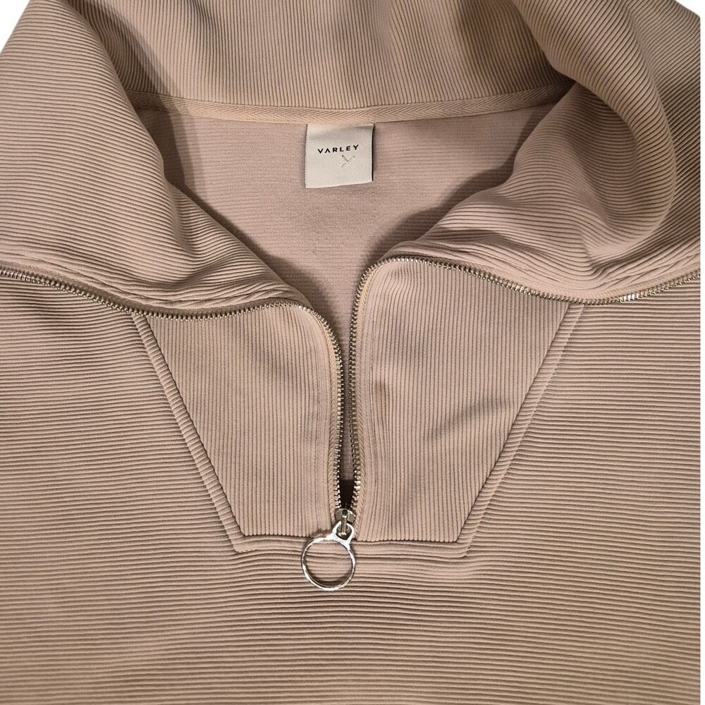 Varley Vine Half Zip Jacket in Mushroom Pink - Picture 5 of 9